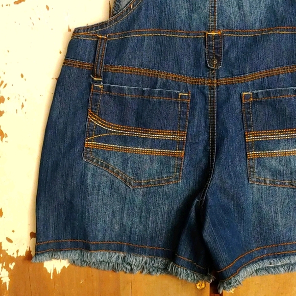 Gypsy Whiskers Heavy On The Pockets Denim Overall - Picture 12 of 16